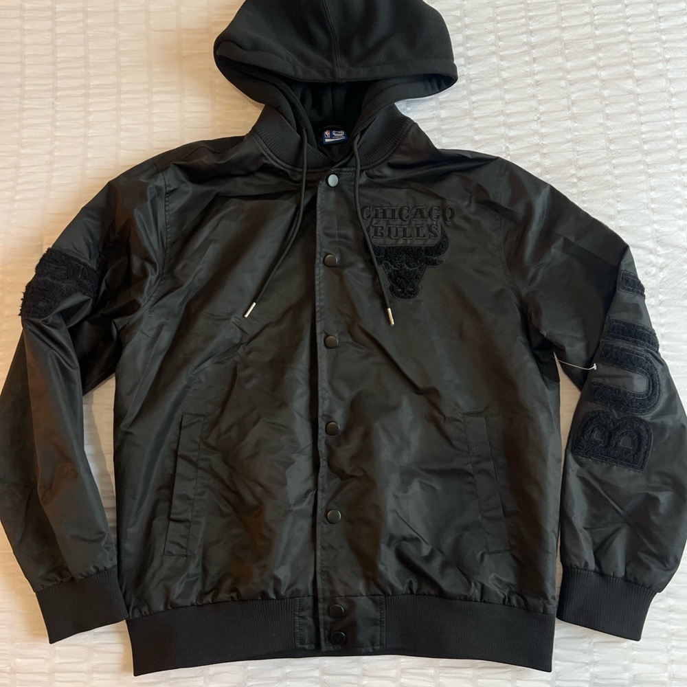 NBA Chicago Bulls Hooded Bomber Jacket